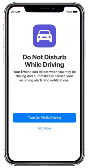 ‘Do Not Disturb’ while driving