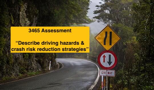 (2.3)  3465 ASSESSMENT: Driving hazards and risk reduction strategies